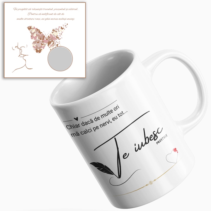 Cadou cuplu Set Cana Alba