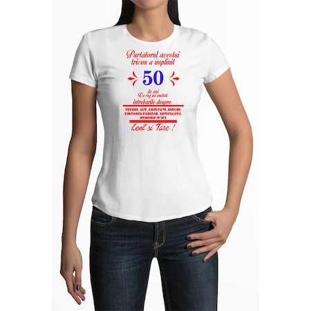 Cadou femei Tricou personalizat pentru femei cu imprimeu